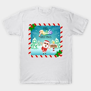 Yule Pride Greetings! T-Shirt